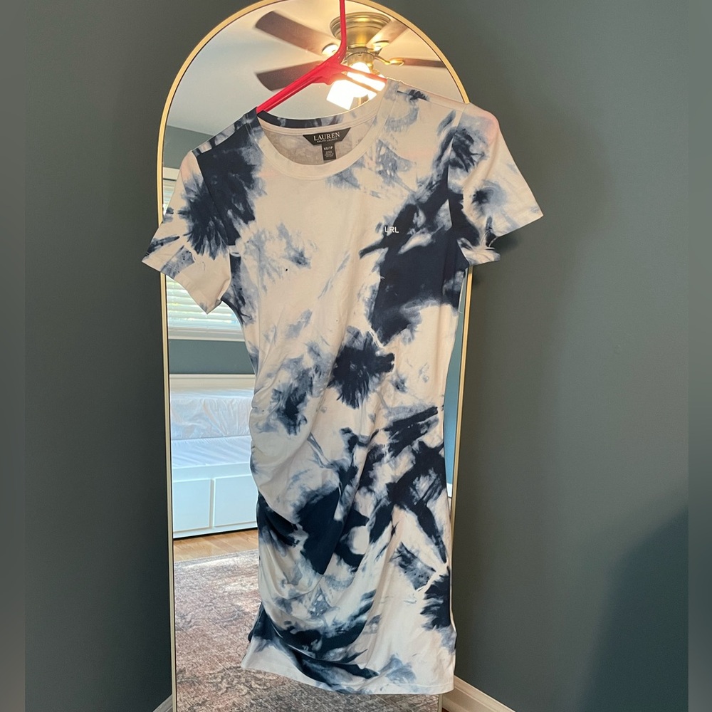 NWOT polo Ralph Lauren tie dye jersey t shirt dress
